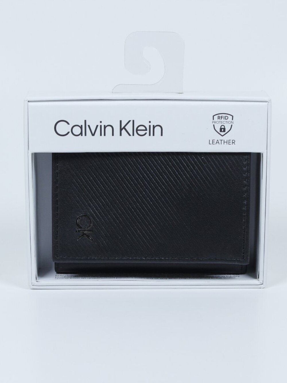 Calvin Klein Leather Wallet with RFID Protection – New in Box